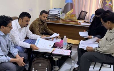 فريق التوجيه والرقابة الرئاسي يطلع على عمل إدارة المرأة والطفل بتنفيذية انتقالي الضالع