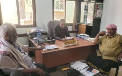 انتقالي تريم يناقش مع مكتب الزراعة والري بالمديرية التدابير اللازمة لمواجهة السيول