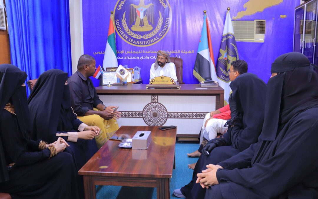 انتقالي وادي وصحراء حضرموت يلتقي اتحاد الملتقيات الشبابية والتطوعية بالقطن