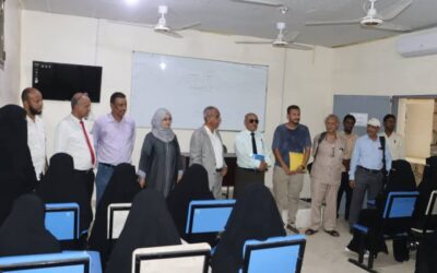فريق التوجيه والرقابة الرئاسي يدشن العام الجامعي الجديد بجامعة أبين