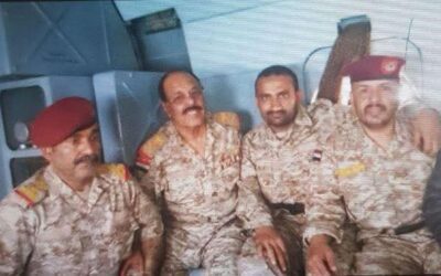 علي محسن الأحمر ينشر صور مغادرته صنعاء إلى الرياض لأول مرة عقب سقوط صنعاء