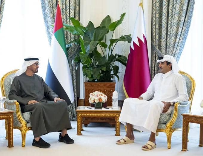 رئيس الإمارات: الهجوم الإسرائيلي على الدوحة يقوض أمن المنطقة