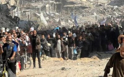 نزوح متواصل #للفلسطينيين من شمالي غزة تحت وطأة القصف الإسرائيلي العنيف.