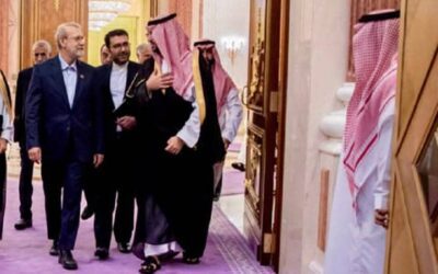 لاريجاني بعد لقاء بن_سلمان: بحثنا التعاون_الدفاعي وتقرر أن يتم على شكل مجموعات