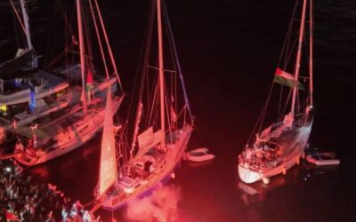 إيطاليا ترسل سفينة حربية لمساعدة أسطول_الحرية المتجه صوب غزة بعد تقارير عن هجوم بالمسيرات