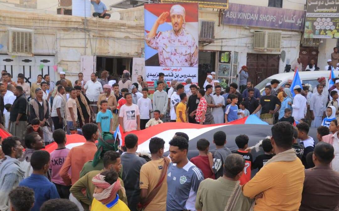 انتقالي وادي حضرموت يشارك في فعالية السحيل للألعاب الشعبية الشبوانية