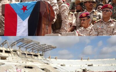 أبين تحتفي بذكرى ثورة أكتوبر بعرض عسكري مهيب لقوات الدعم والإسناد والأحزمة الأمنية وبحضور وزير الدفاع