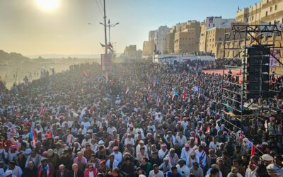 تلبية لدعوة الرئيس الزُبيدي.. مدينة شبام التاريخية بمحافظة حضرموت تشهد مهرجانًا جماهيريًا حاشداً بمناسبة الذكرى الـ62 لثورة 14 أكتوبر المجيدة