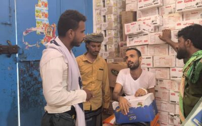 انتقالي أحور يواصل حملاته الميدانية لمراقبة أسعار السلع الأساسية والغاز والأفران