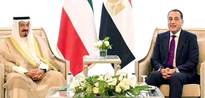 مدبولي والصباح يبحثان توسيع الاستثمارات المشتركة وتعزيز الشراكة الاقتصادية بين مصر والكويت
