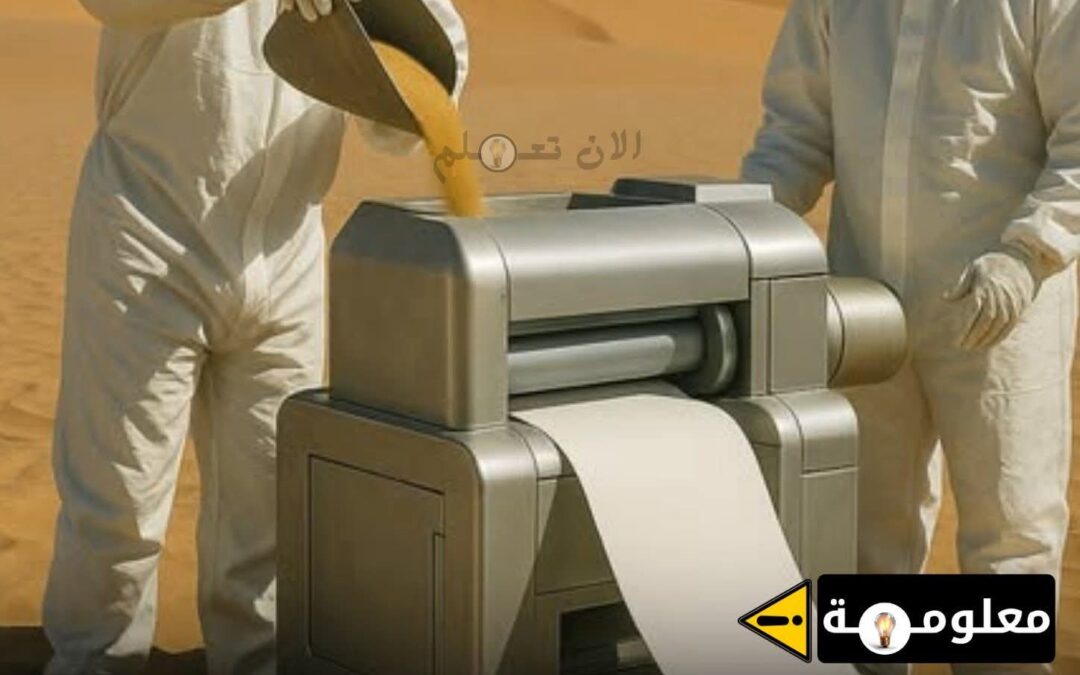 الصينيون يصنعون الورق من الرمال بدلا من لب الخشب