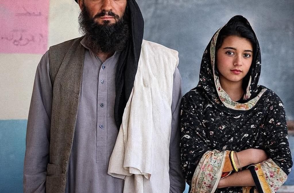 أب افغاني  وبطل