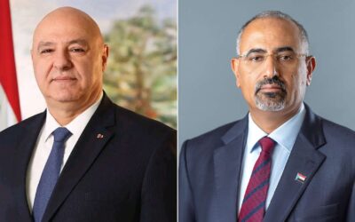 الرئيس الزُبيدي يهنئ الرئيس اللبناني جوزاف عون بذكرى استقلال بلاده