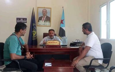 رئيس تنفيذية انتقالي أبين يلتقي مسؤولي الأمن والسلامة بمنظمة المساعدات الشعبية النرويجية (NPA)