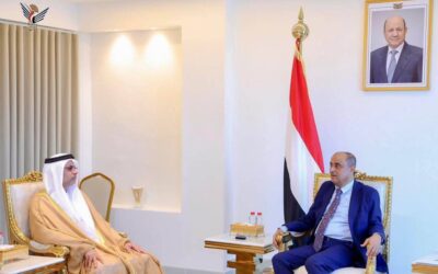 رئيس الوزراء يستقبل السفير الإماراتي ويجدد الشكر لدولة الإمارات على دعمها قطاع الكهرباء في اليمن بمليار دولار