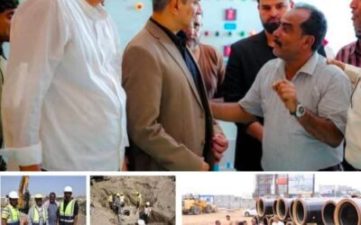 مشاريع استراتيجية في قطاع الصرف الصحي يقودها المحافظ أحمد لملس ستجعل من عدن بيئة صحية آمنة