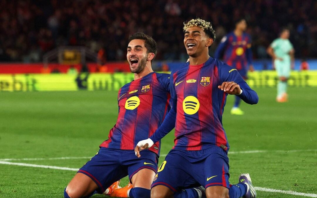 برشلونة يعود إلى «كامب نو» بانتصار ساحق على بلباو