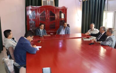 فريق التوجيه والرقابة الرئاسي يلتقي محافظ أبين لمناقشة الأوضاع العامة وتعزيز التعاون المشترك