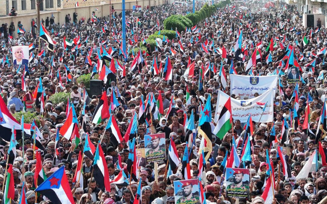 مليونية جماهيرية حاشدة في شبوة دعمًا للقوات المسلحة الجنوبية والمطالبة بإعلان دولة الجنوب العربي