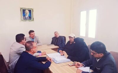 فريق التوجيه والرقابة الرئاسي يطلع على نشاط عدد من إدارات الهيئة التنفيذية بانتقالي أبين