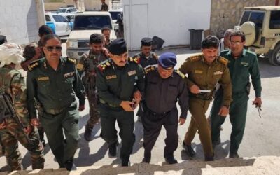 مدير عام شرطة شبوة يتفقد الدفاع المدني وشرطة عتق ويشدد على رفع كفاءة الأداء والجاهزية الامنية..