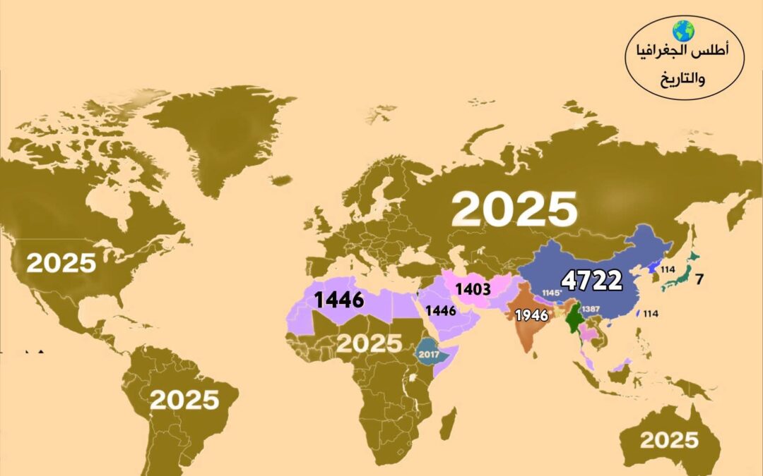 ليس جميع سكان العالم يعيشون في عام 2025