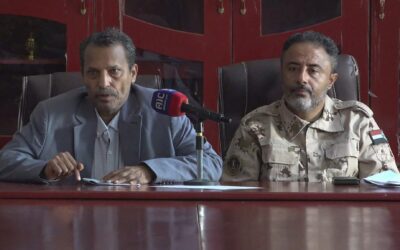 الحييد وأبوبكر حسين يترأسان اجتماع اللجنة الأمنية بمحافظة أبين