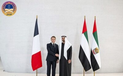 رئيس الإمارات يبحث مع الرئيس الفرنسي تعزيز العلاقات