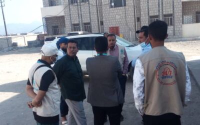وفد بريطاني يزور المركز الصحي ومركز الطوارئ بشقرة ويعد بزيادة الدعم الطبي