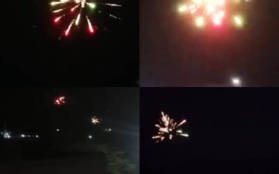 عاجل.. إطلاق الألعاب النارية في سماء المحفد بأبين إبتهاجاً بتحرير وادي حضرموت