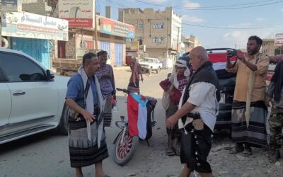 الحييد يفتتح مخيم الاعتصام المفتوح في لودر للمطالبة بإعلان دولة الجنوب العربي