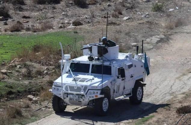 اليونيفيل تتعرض لإطلاق نار من دبابة إسرائيلية جنوب لبنان