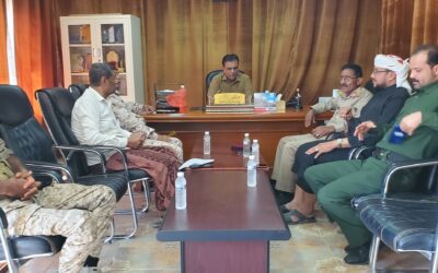 مدير عام مديرية القطن يشيد بدور نخبة حضرموت ولواء بارشيد  في حفظ الأمن