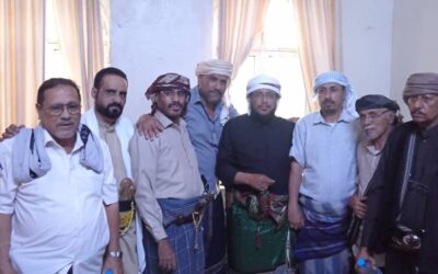 النوبي يلتقي بعدد من وجهاء ومشائخ مديرية القطن وشبام ويشيد ومواقفهم الوطنية