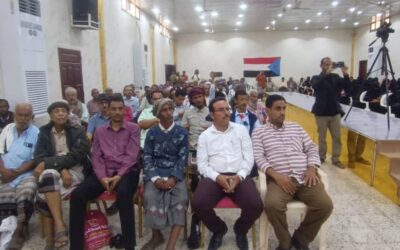 انتقالي لحج ينظم لقاءً مع منظمات المجتمع المدني، يطالب بإعلان دولة الجنوب العربي .