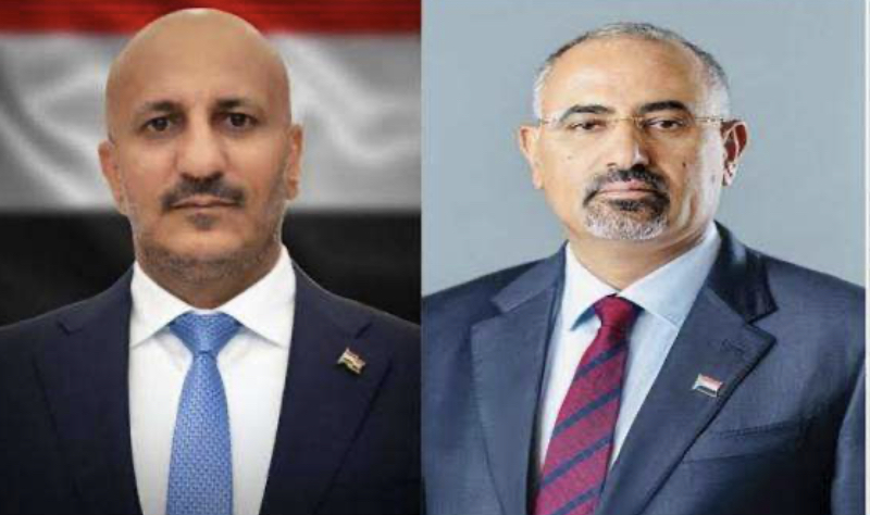 الرئيس الزُبيدي يتلقى اتصالًا هاتفيًا من الفريق طارق صالح