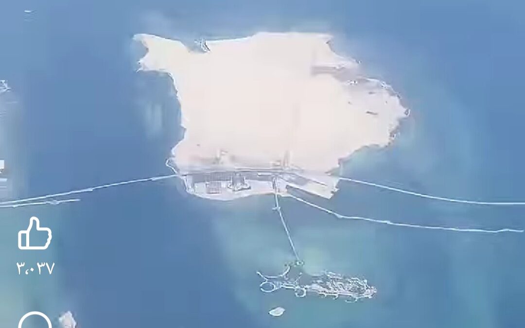 جسر الملك فهد الذي يربط بين السعودية والبحرين بطول 25 كيلو مترا