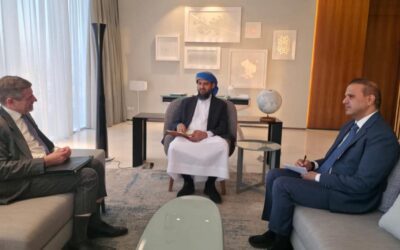 عضو مجلس القيادة “المحرّمي” يلتقي سفير الولايات المتحدة الأمريكية لدى اليمن