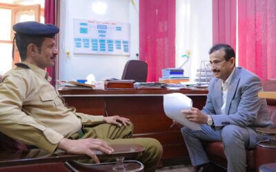 المحافظ بن الوزير يطّلع على نشاط فرع مصلحة الأحوال المدنية ويؤكد على رفع مستوى الخدمات المقدمة للمواطنين.