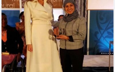 فادية” أول يمنية تدخل البيت الأبيض وتلتقي السيدة الأولى لأمريكا