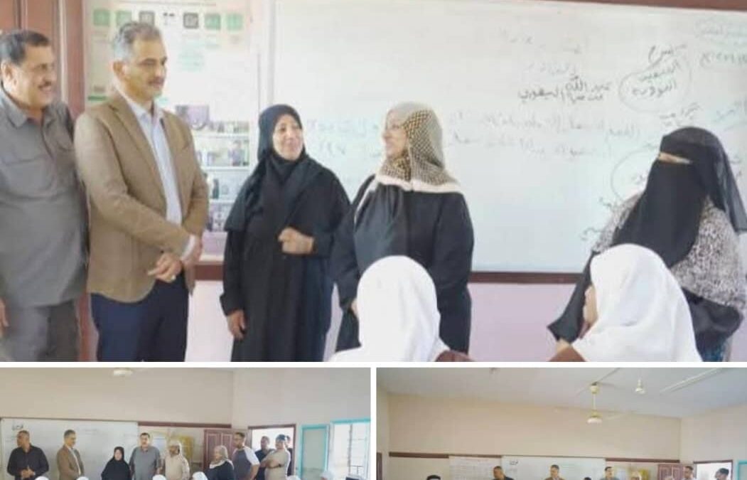 لملس والشعيبي يتفقدان سير العملية التعليمية في عدن مع انطلاق الفصل الدراسي الثاني