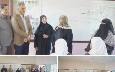 لملس والشعيبي يتفقدان سير العملية التعليمية في عدن مع انطلاق الفصل الدراسي الثاني