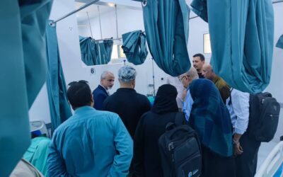 الشبحي  يزور مستشفى عبود العسكري ويتفقد وضع جرحى معركة المستقبل الواعد ورفدهم بالمستلزمات الطبية وسيارة إسعاف اضافيه