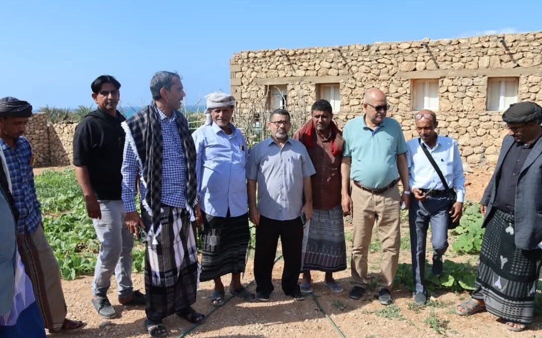 وفد وزاري برئاسة وكيل وزارة الزراعة يزور مديرية قلنسية ويطلع على احتياجات القطاع الزراعي والبيطري