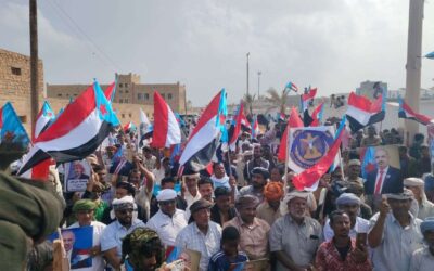 حشد جماهيري واسع في سقطرى يجدد العهد للمجلس الانتقالي الجنوبي ويؤكد الثبات على القضية الجنوبية (بيان)
