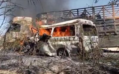 مصرع 16 في حادث مروري مروع بمديرية المحفد