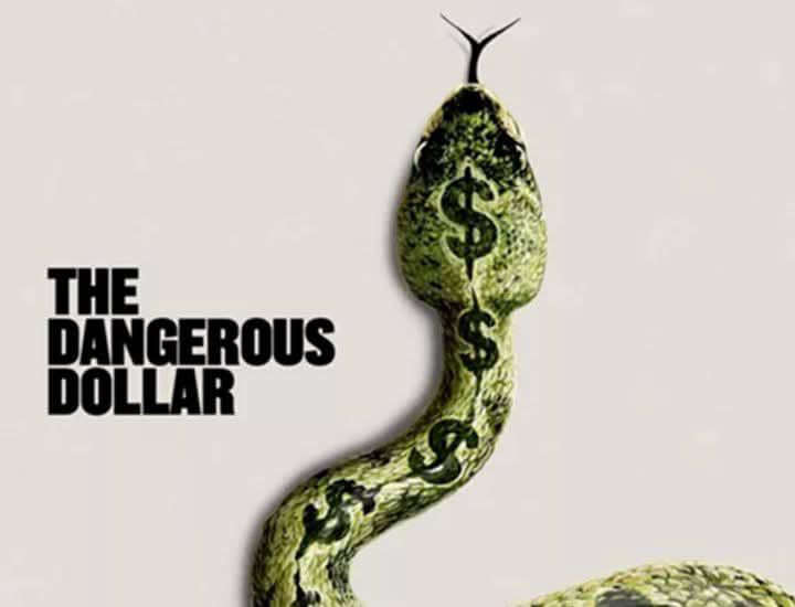 الإيكونوميست” تحذر من مخاطر الدولار وتضعه على غلافها على شكل ثعبان