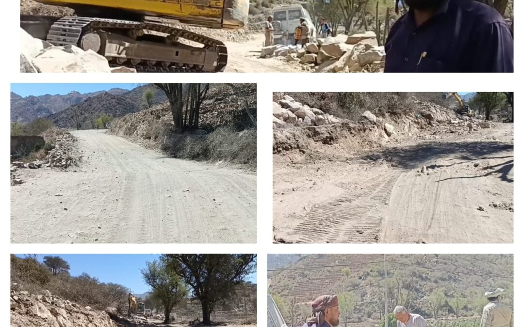 بمبادرة كريمة من رجل الخير والعطاء الشيخ نبيل علي عبدالله الصلاحي تتواصل أعمال توسعة طريق «الزغرور رخمة» بمديرية يافع رصد