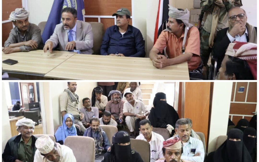 رئيس تنفيذية انتقالي أبين يلتقي رؤساء اللجان المحلية بزنجبار لمناقشة ترتيبات الحشد المليوني السبت القادم