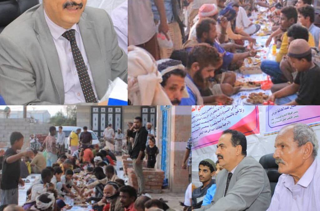 الوردي يحيي تقليده السنوي في ليلة 27 رمضان بإفطار جماعي وتكريم إعلاميين ومكفوفين بلحج